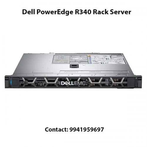 Dell PowerEdge R340 Rack Server price in Chennai, tamilnadu, Hyderabad, kerala, bangalore