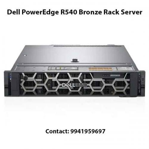 Dell PowerEdge R540 Bronze Rack Server Dealers price in Chennai, Hyderabad, bangalore, kerala