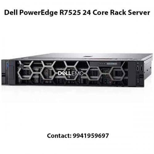 Dell PowerEdge R7525 24 Core Rack Server price in Chennai, tamilnadu, Hyderabad, kerala, bangalore
