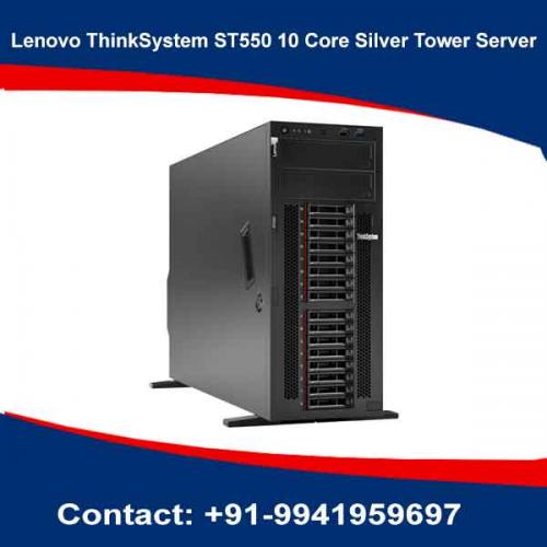 Lenovo ThinkSystem ST550 10 Core Silver Tower Server price in Chennai, tamilnadu, Hyderabad, kerala, bangalore