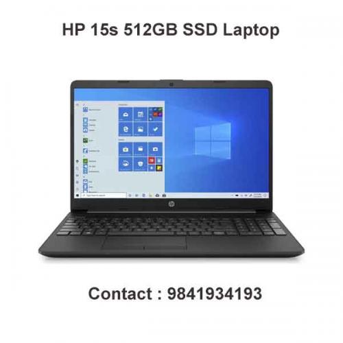HP 15s 512GB SSD Laptop price in Chennai, tamilnadu, Hyderabad, kerala, bangalore