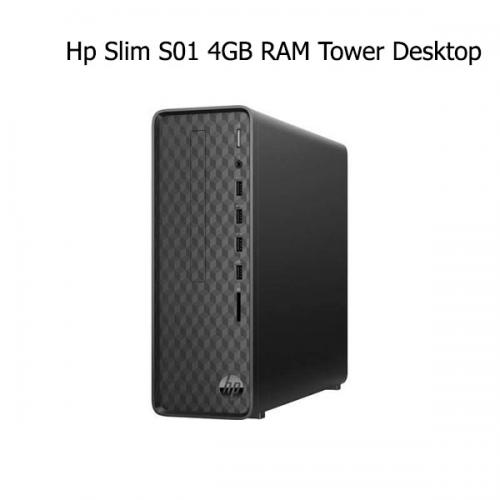 Hp Slim S01 4GB RAM Tower Desktop price in Chennai, tamilnadu, Hyderabad, kerala, bangalore