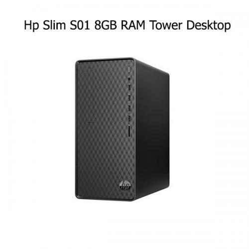 Hp Slim S01 8GB RAM Tower Desktop price in Chennai, tamilnadu, Hyderabad, kerala, bangalore
