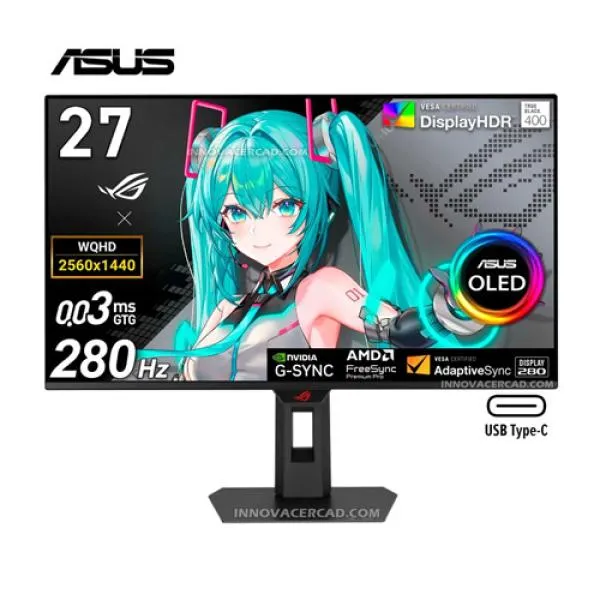 Asus ROG Swift OLED gaming monitors with ROG Desktop