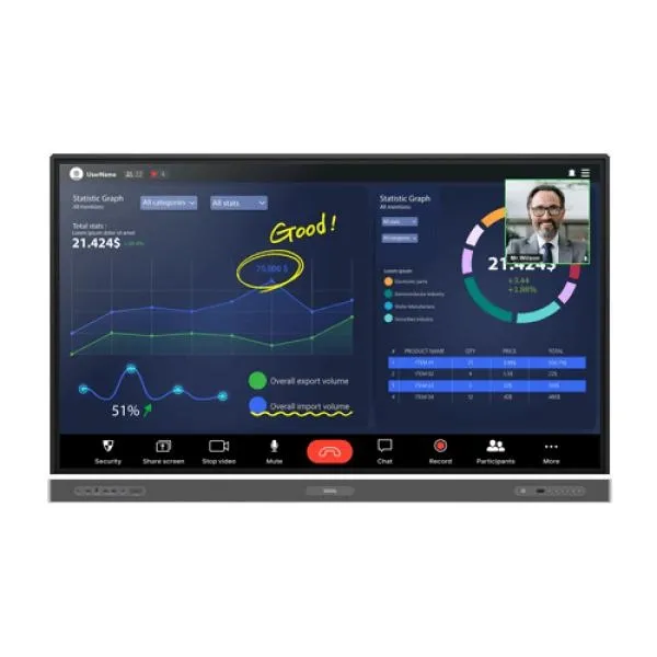 BenQ Board Pro RP7503 75 Inch Interactive Flat Display price in Chennai, tamilnadu, kerala, bangalore