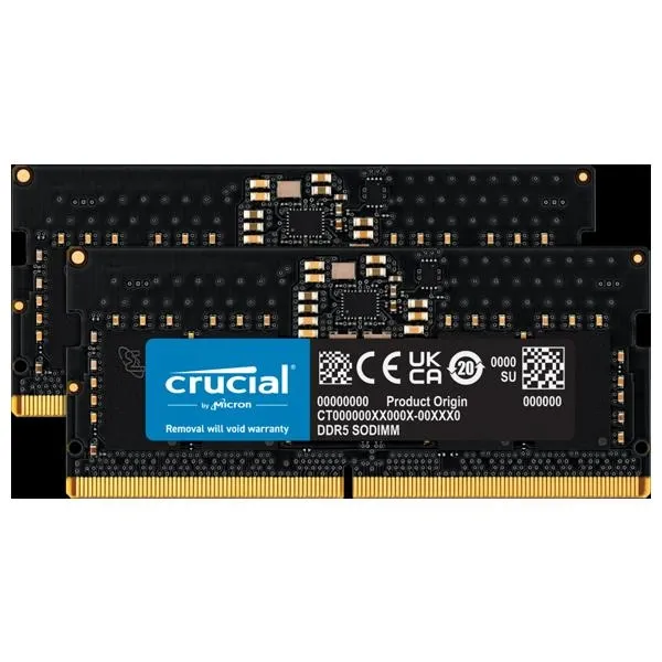 Crucial 24GB DDR5 5600 SODIMM Laptop Memory price in Chennai, tamilnadu, kerala, bangalore