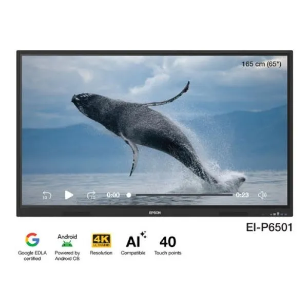 Epson EI P6501 65 Inch 5K UHD Interactive Panel price in Chennai, tamilnadu, kerala, bangalore