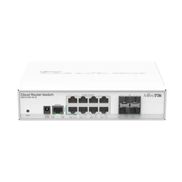 Mikrotik CRS112 8G 4s IN Router Switch Price in Chennai, tamilnadu, kerala, bangalore