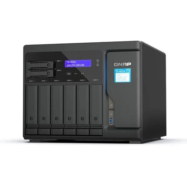 Qnap TS 855X 8G 8 Bay NAS Enclosure