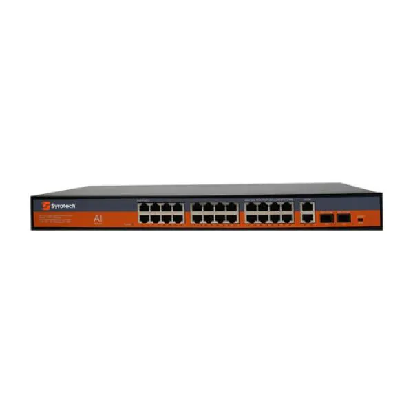 Syrotech SY 2400P 2T 2S AI Unmanaged PoE Switch price in Chennai, tamilnadu, kerala, bangalore