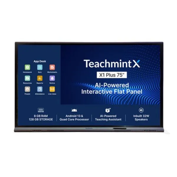 Teachmint X 75 Plus 4K UHD Interactive Panel