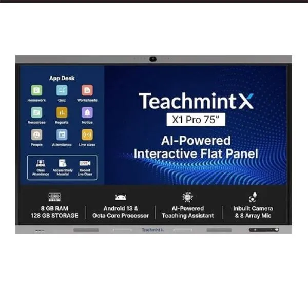 Teachmint X 75 Pro 4K UHD Interactive Panel